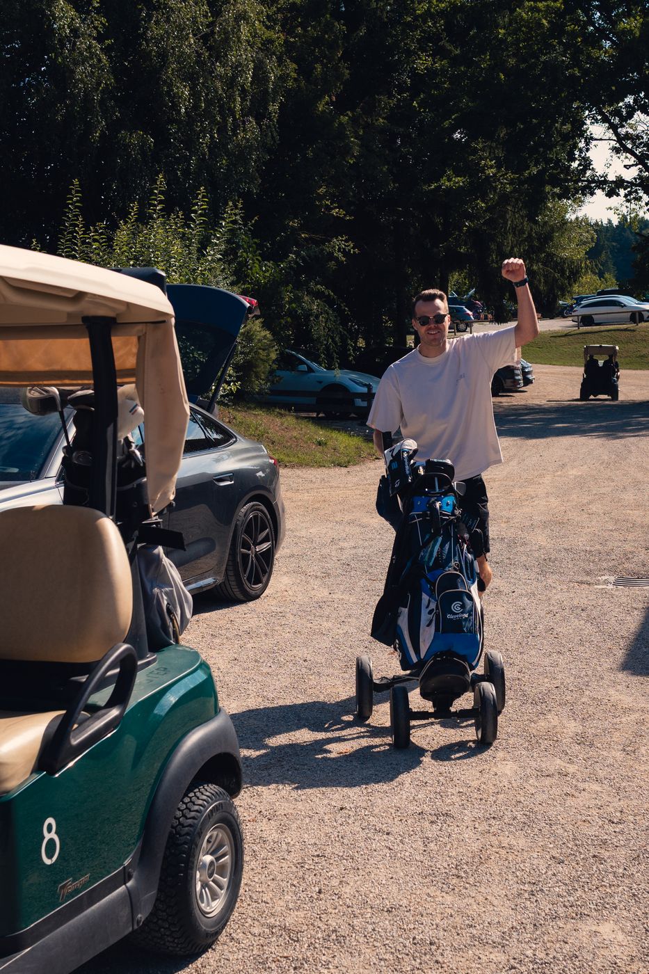 Ankunft und Check-in beim Turnier Birdies on Tour auf der Golfanlage Gerhelm