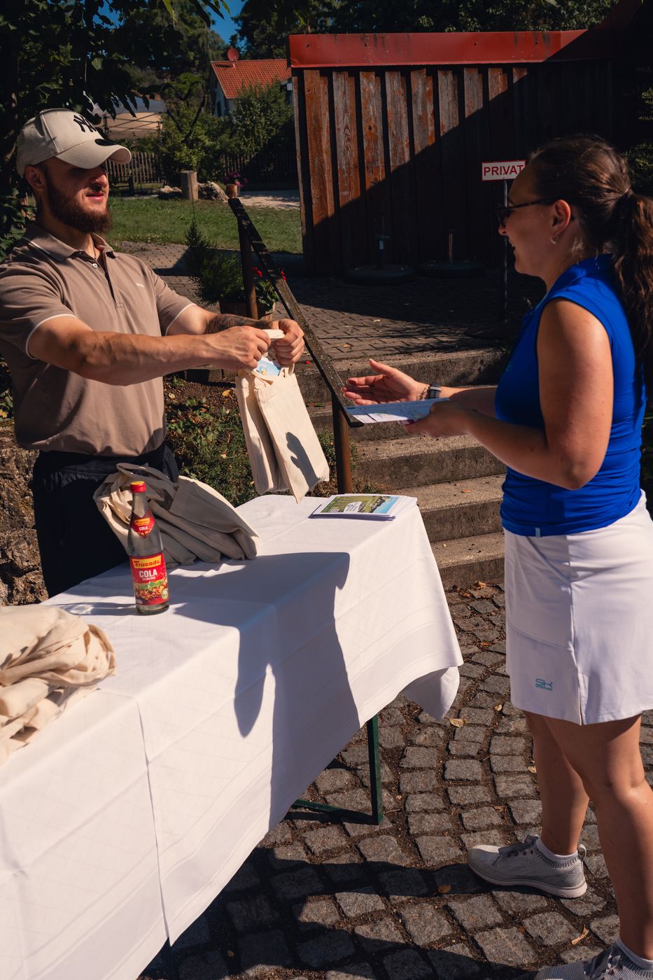 Ankunft und Check-in beim Turnier Birdies on Tour auf der Golfanlage Gerhelm