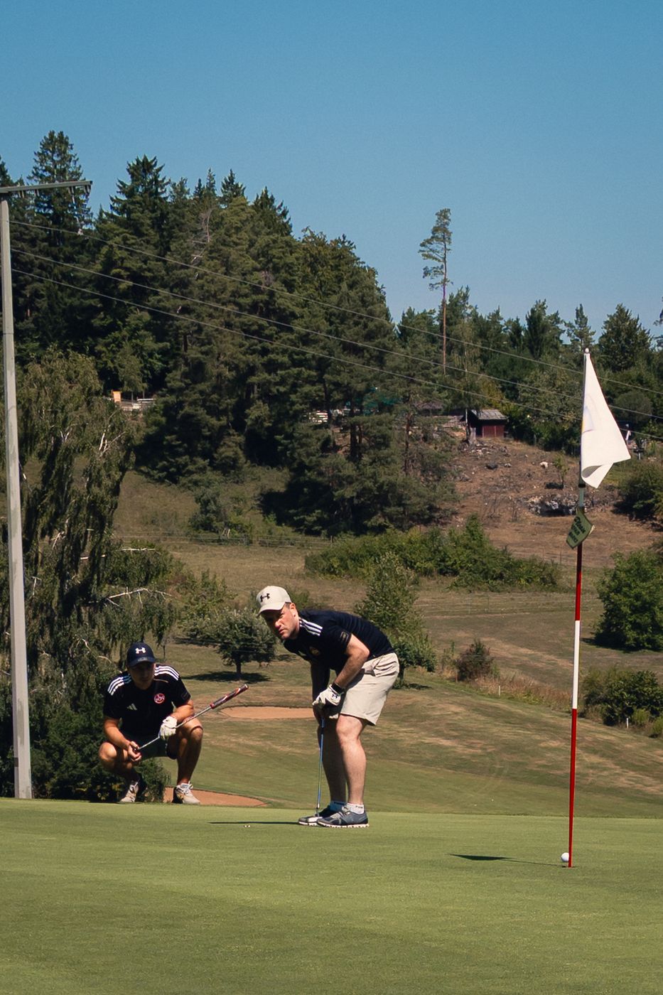 Spielszene auf der Runde beim Turnier Birdies on Tour auf der Golfanlage Gerhelm