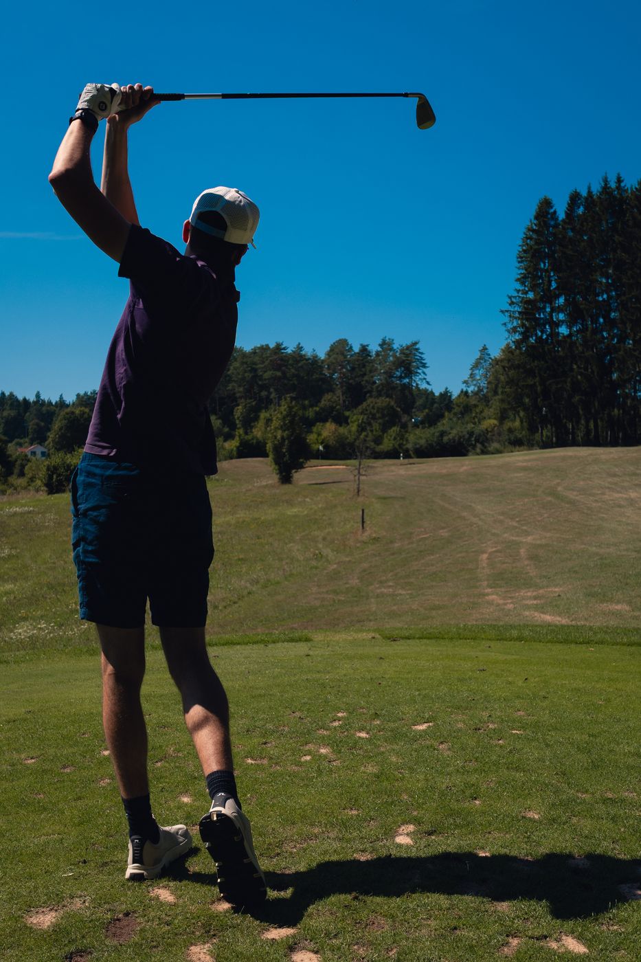 Spielszene auf der Runde beim Turnier Birdies on Tour auf der Golfanlage Gerhelm