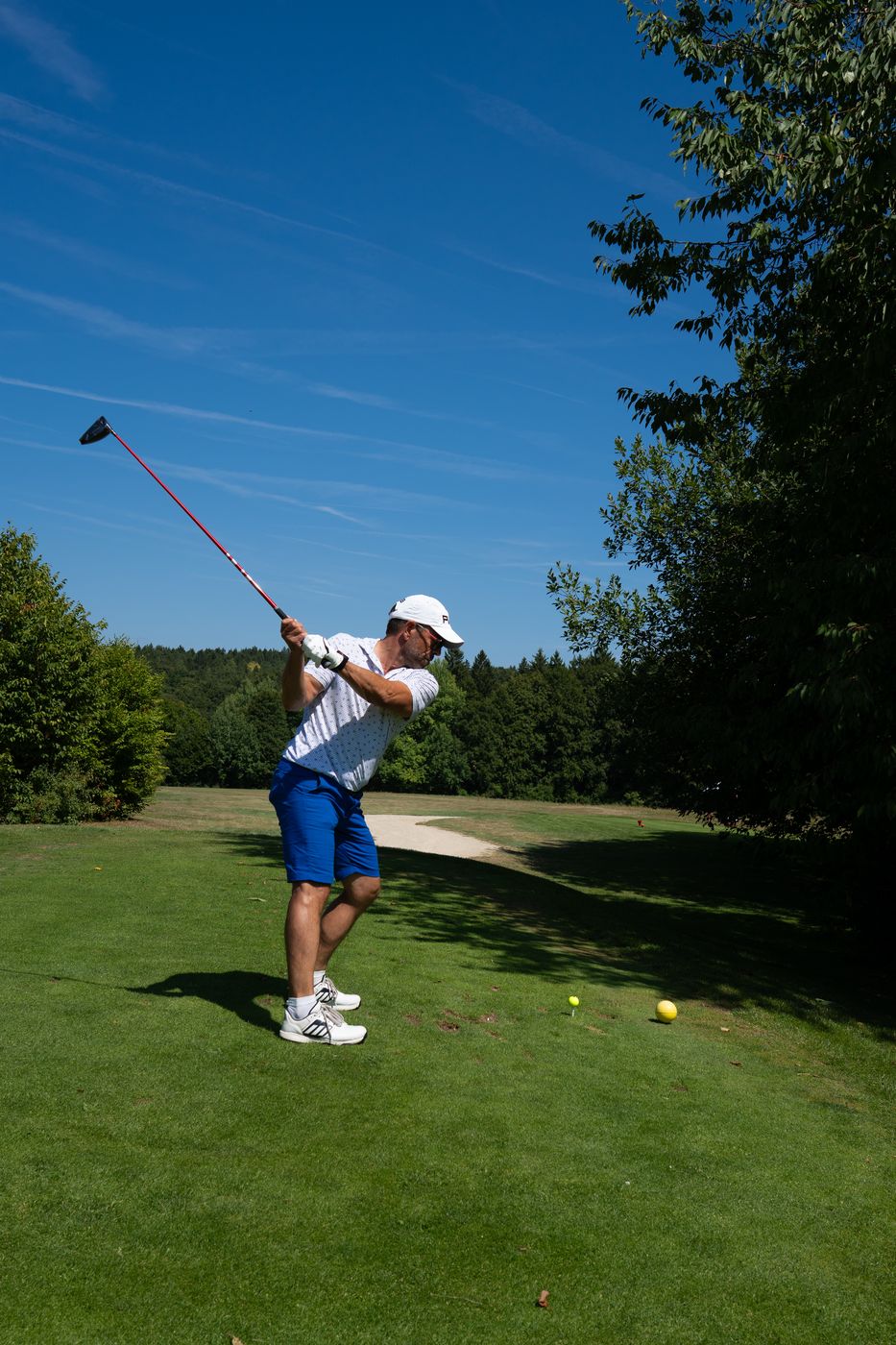 Spielszene auf der Runde beim Turnier Birdies on Tour auf der Golfanlage Gerhelm