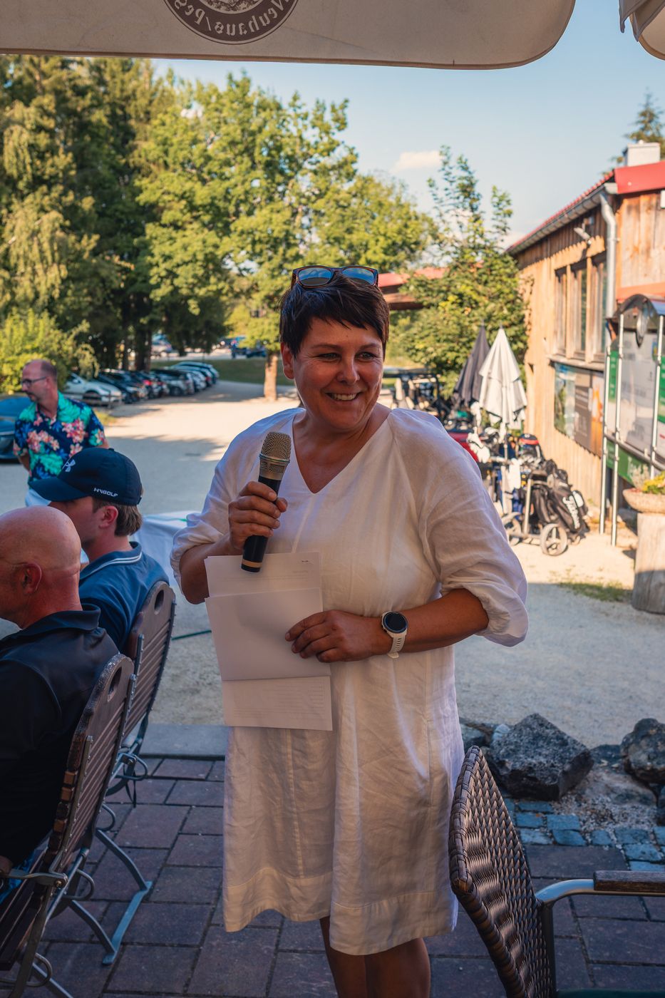 Siegerehrung beim Turnier Birdies on Tour auf der Golfanlage Gerhelm