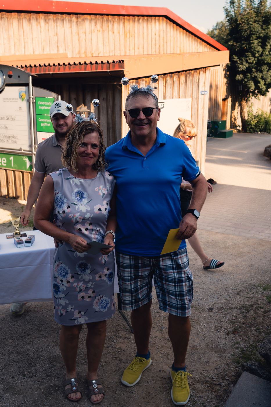 Siegerehrung beim Turnier Birdies on Tour auf der Golfanlage Gerhelm