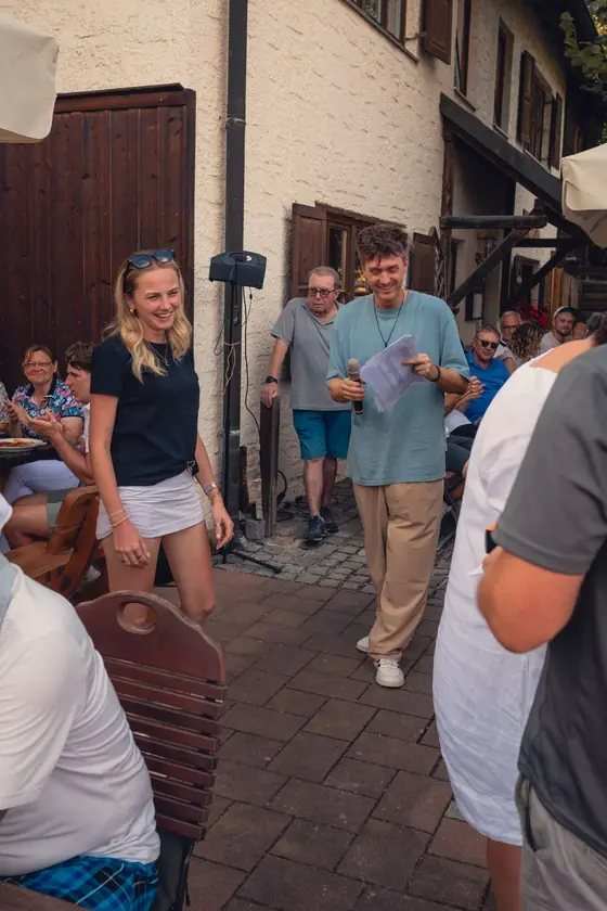 Siegerehrung beim Turnier Birdies on Tour auf der Golfanlage Gerhelm