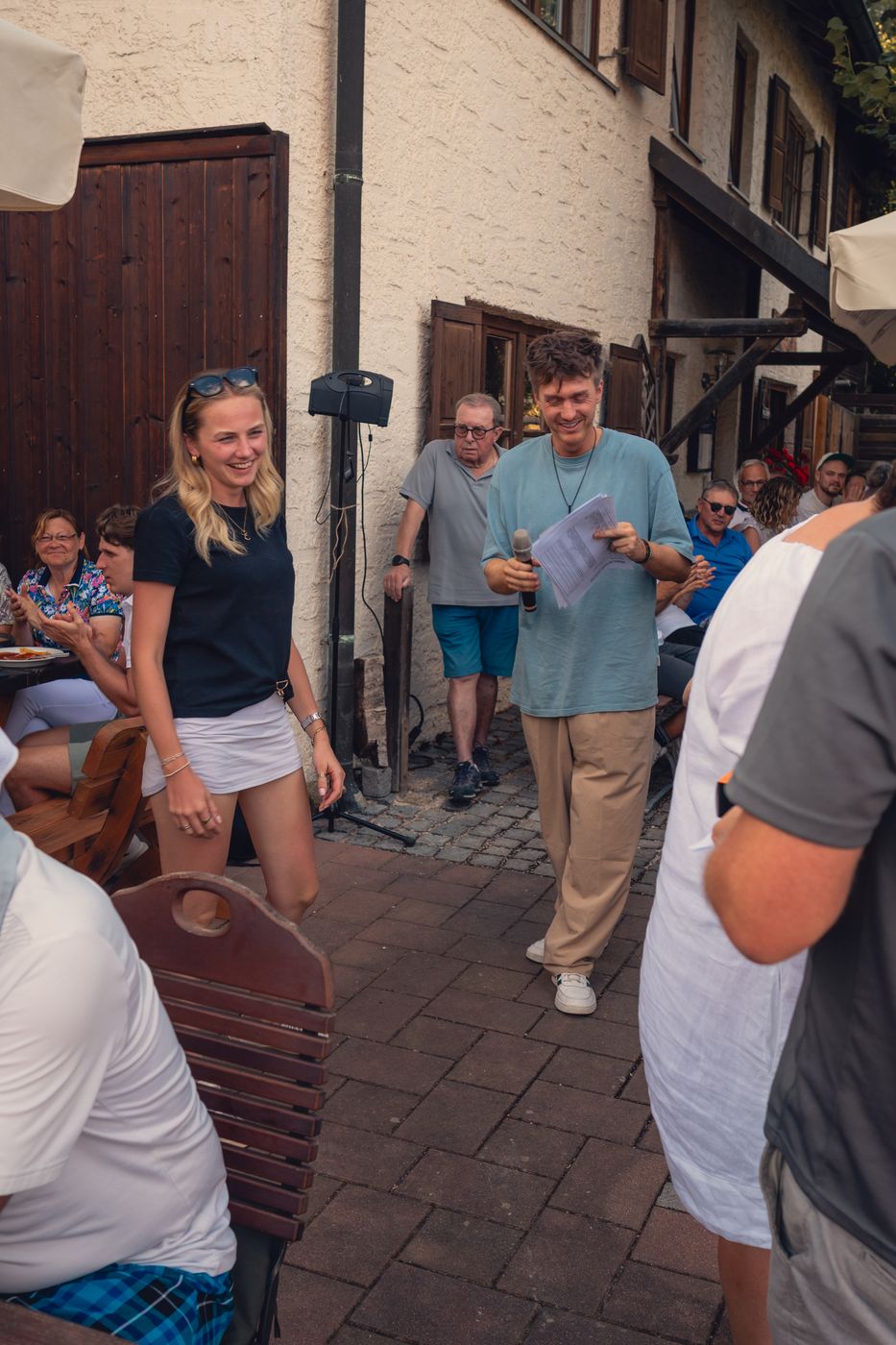 Siegerehrung beim Turnier Birdies on Tour auf der Golfanlage Gerhelm