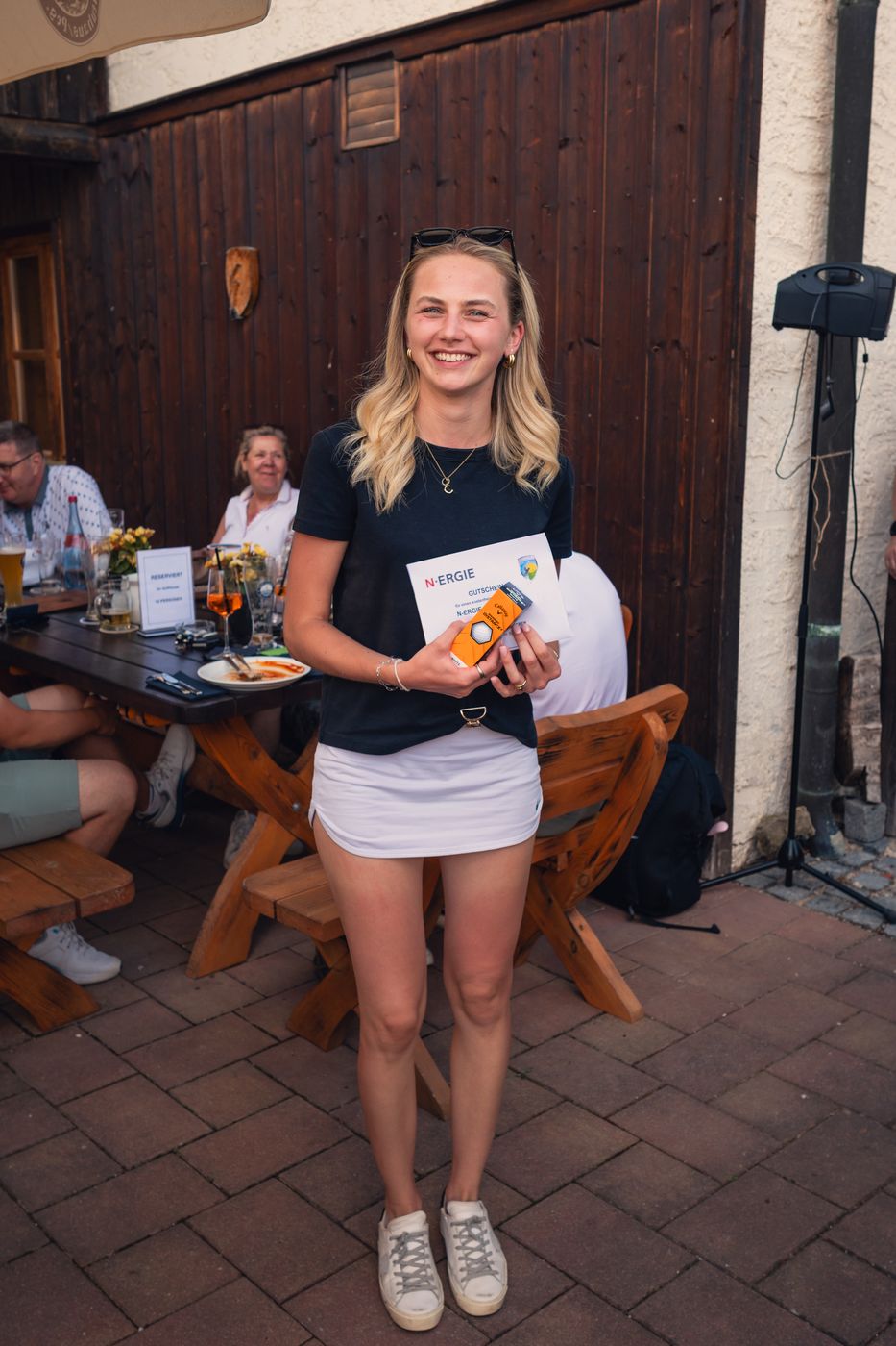 Siegerehrung beim Turnier Birdies on Tour auf der Golfanlage Gerhelm