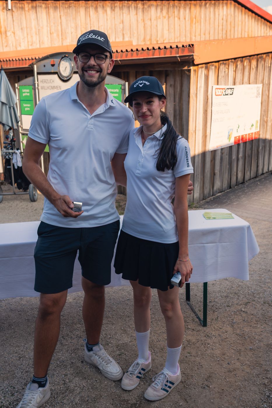 Siegerehrung beim Turnier Birdies on Tour auf der Golfanlage Gerhelm