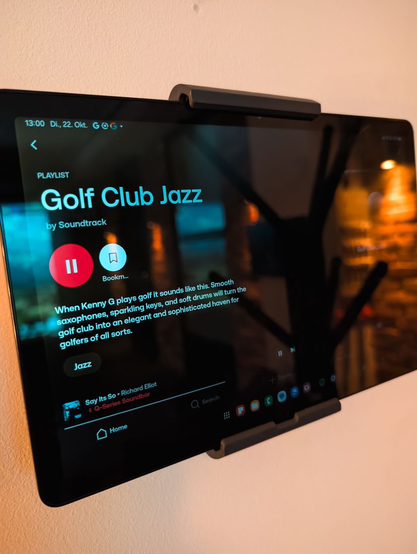 Spotify-Tablet für eigene Musik im Raum